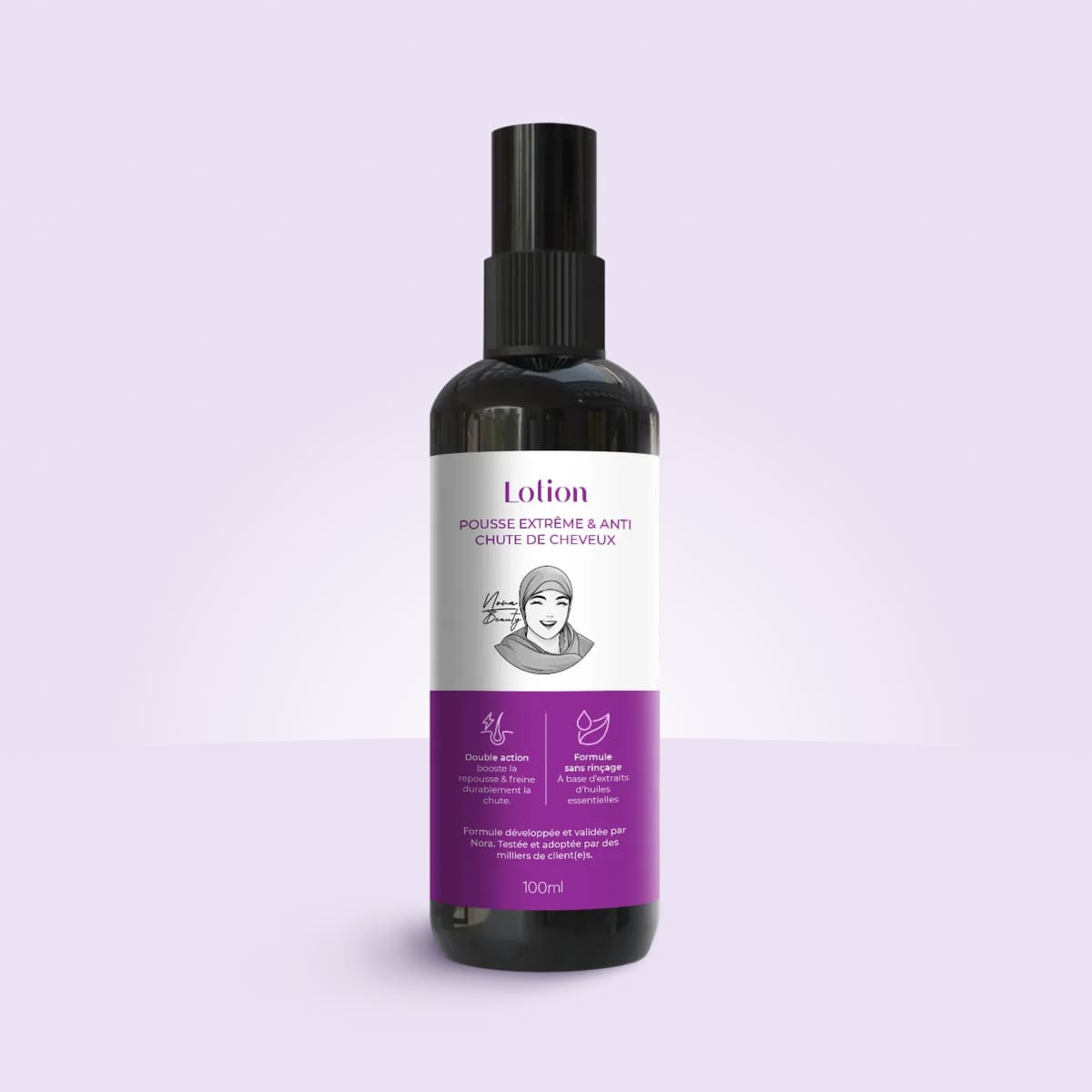 Lotion Pousse Extrême & Anti Chute de Cheveux - 100 ml - Sans Rinçage
