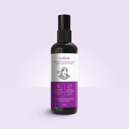 Lotion Pousse Extrême & Anti Chute de Cheveux - 100 ml - Sans Rinçage